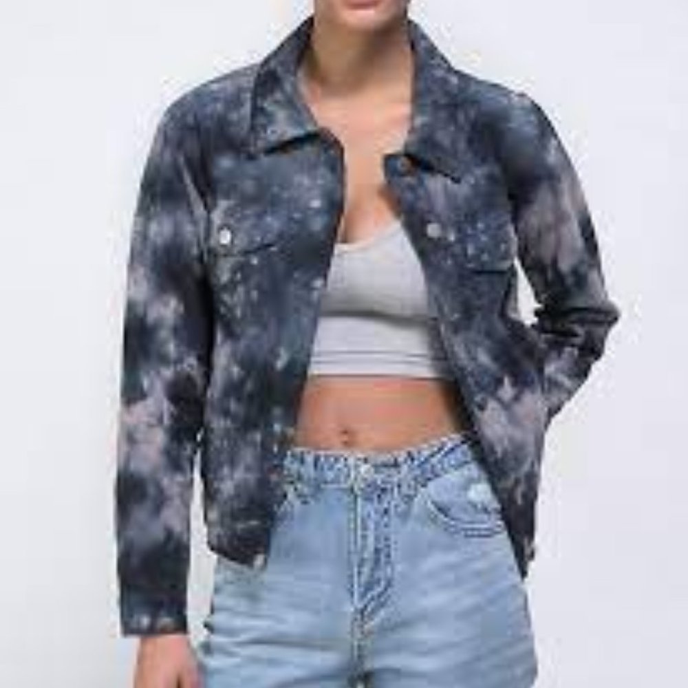 Tie Dye Corduroy Jacket